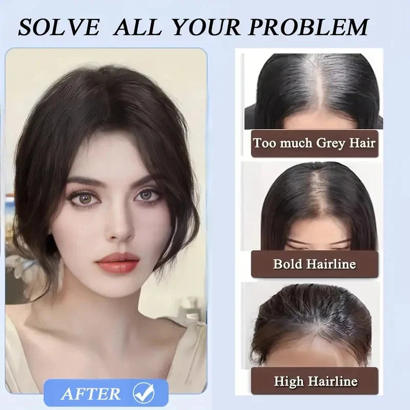 Natural Human Hair Clip In Bangs Extensions